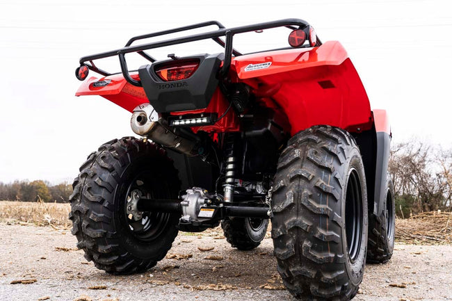 LED Light Kit | Rear Mount | 6" Black Slimline | Honda Foreman 500 - The Suspension Specialists