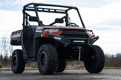 Bumper Wings | 6" Black Slimline LED Pair | Polaris Ranger 1000/Ranger XP 900/1000 - The Suspension Specialists