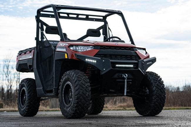 Bumper Wings | 6" Black Slimline LED Pair | Polaris Ranger 1000/Ranger XP 900/1000 - The Suspension Specialists