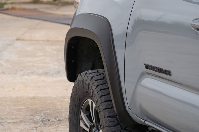 Rough Country Fender Flares | Sport | 8T6 Voodoo Blue | Toyota Tacoma 2WD/4WD (2016-2023)
