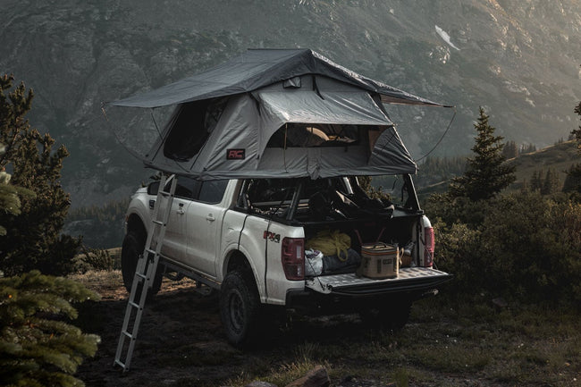 Roof Top Tent | Rack Mount | 12 Volt Accessory w/Ladder Extension & LED Light Kit - The Suspension Specialists