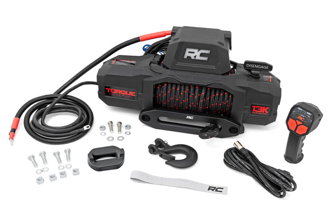 Rough Country 13000-Lb Pro Series Winch | Synthetic Rope - The Suspension Specialists