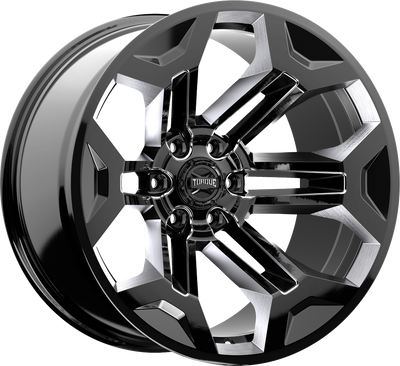 Torque Pulse | Gloss Black | 20x9 | 6x5.5 | -12mm - The Suspension Specialists