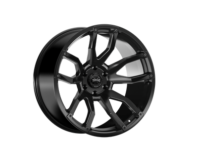Torque Impact | Satin Black| 20x9 | 6x135 | -12mm - The Suspension Specialists