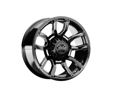 Torque Impact | Gloss Black w/Milled Accents | 20x9 | 8x180 | 0mm - The Suspension Specialists
