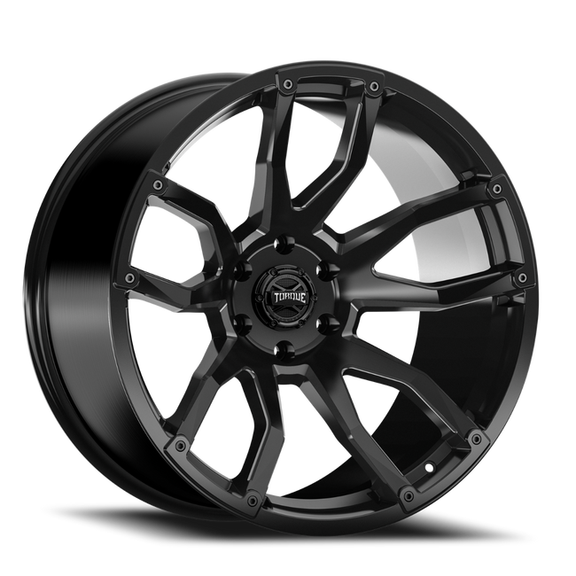 Torque Impact | Satin Black| 20x9 | 6x135 | -12mm - The Suspension Specialists