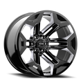 Torque Pulse | Gloss Black | 20x9 | 6x5.5 | -12mm - The Suspension Specialists
