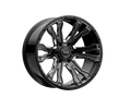 Torque Prime | Gloss Black w/Milled Accent | 20x9 | 6x5.5 | -12mm - The Suspension Specialists