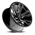 Torque Prime | Gloss Black w/Milled Accent | 20x9 | 6x5.5 | -12mm - The Suspension Specialists