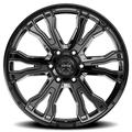Torque Prime | Gloss Black w/Milled Accent | 20x9 | 6x5.5 | -12mm - The Suspension Specialists