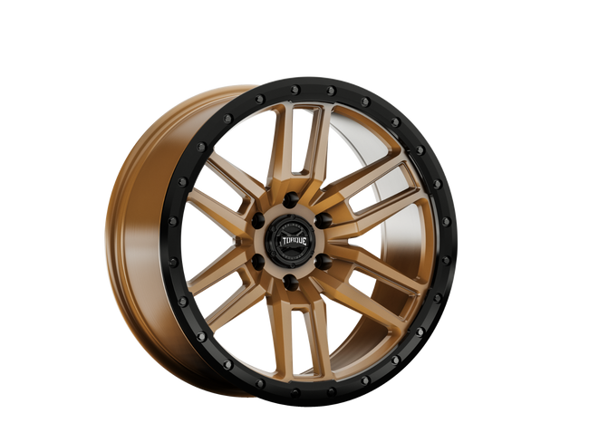 Torque Pritchett | Bronze w/Black Lip | 20x9 | 6x5.5 | -12mm - The Suspension Specialists