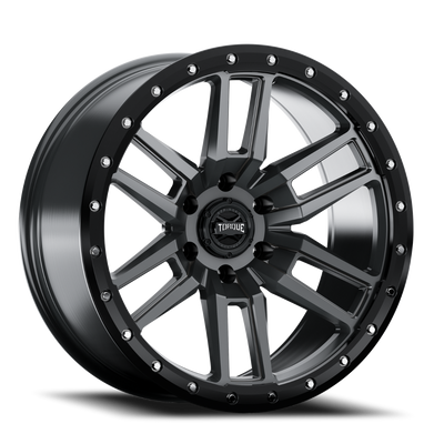 Torque Pritchett | Anthracite w/Black Lip | 18x9 | 6x5.5 | -12mm - The Suspension Specialists