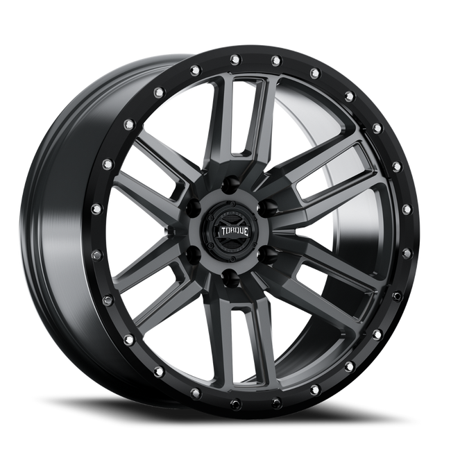 Torque Pritchett | Anthracite w/Black Lip | 20x9 | 6x135 | -12mm - The Suspension Specialists