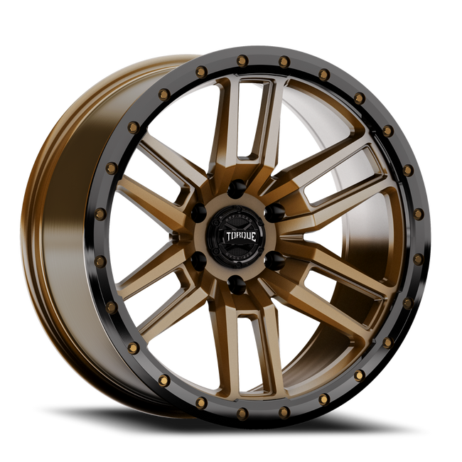 Torque Pritchett | Bronze w/Black Lip | 17x9 | 6x5.5 | 0mm - The Suspension Specialists