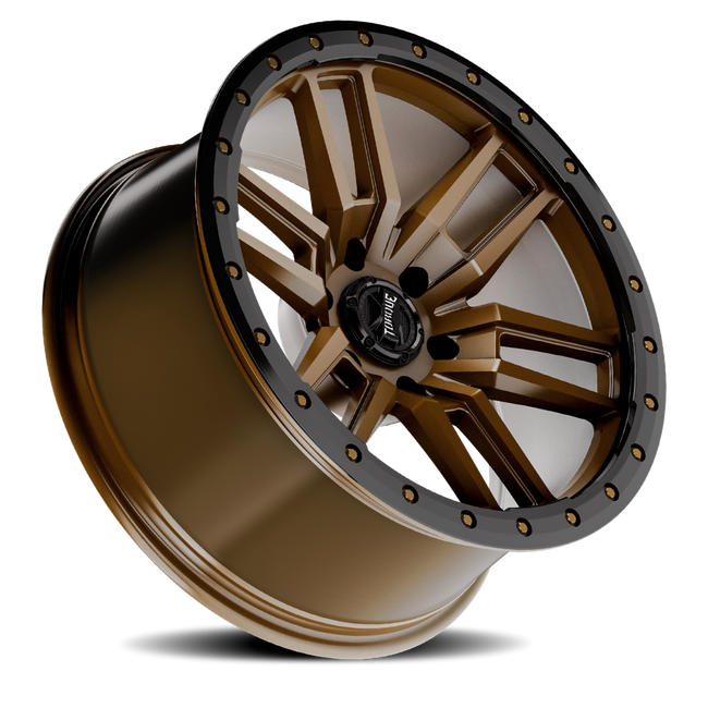 Torque Pritchett | Bronze w/Black Lip | 20x9 | 6x5.5 | -12mm - The Suspension Specialists