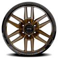 Torque Pritchett | Bronze w/Black Lip | 17x9 | 6x5.5 | 0mm - The Suspension Specialists