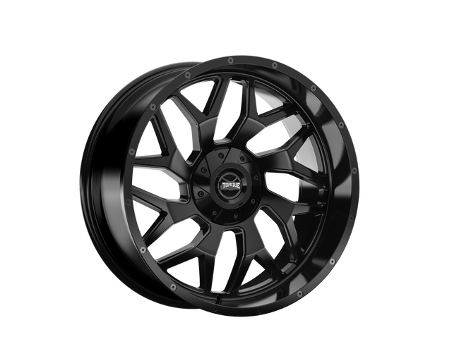 Torque Vortex | Satin Black | 20x9 | 6x5.5/6x135 | -12mm - The Suspension Specialists
