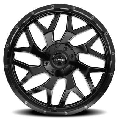 Torque Vortex | Satin Black | 20x9 | 6x5.5/6x135 | -12mm - The Suspension Specialists