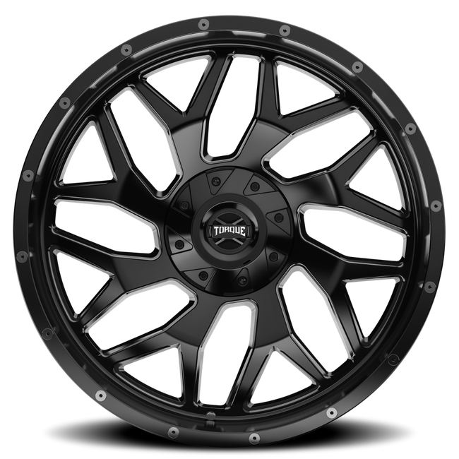Torque Vortex | Satin Black | 20x9 | 6x5.5/6x135 | -12mm - The Suspension Specialists