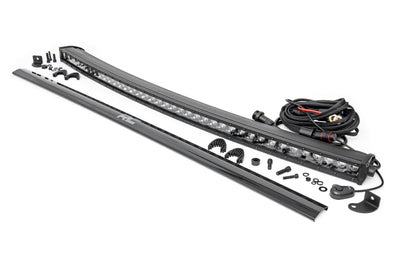 Rough Country 40 Inch Black Series LED Light Bar | Curved | Single Row - The Suspension Specialists