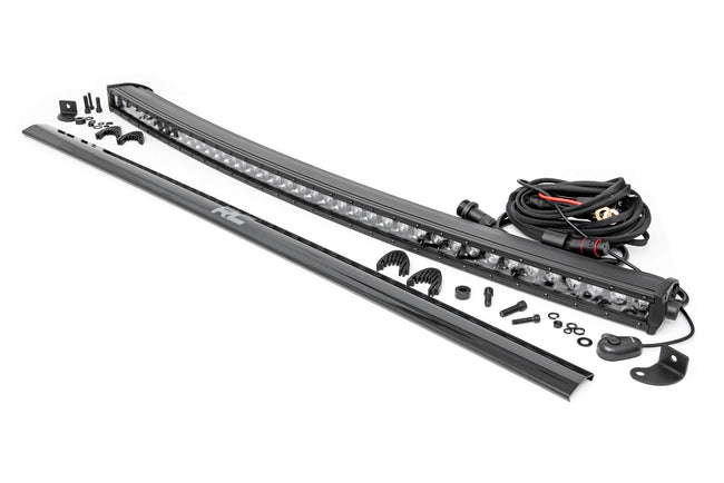 Rough Country 40 Inch Black Series LED Light Bar | Curved | Single Row - The Suspension Specialists