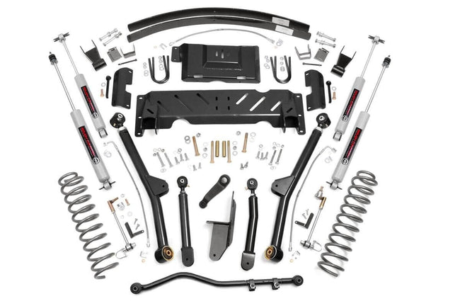 4.5 Inch Lift Kit | Long Arm | AAL | NP242 | Jeep Cherokee XJ 4WD (1984-2001)