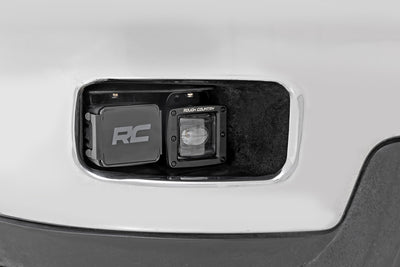 Rough Country 2 Inch Black Series LED Light Pods | SAE Fog | Yellow - The Suspension Specialists