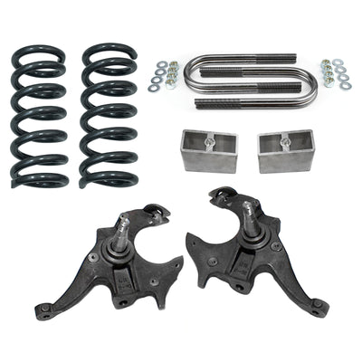 3"/4" Lowering Leveling Kit For 1982-2004 Chevy S10 2WD 4CYL w/ Spindles