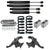 4" Full Drop Lowering Kit w/ Spindles Shocks For 1982-2004 Chevy S10 V6 2WD