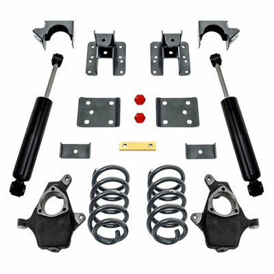 4"/6" Lowering Kit For 2014-2016 Chevy Silverado GMC Sierra 1500 V6 w/ Shocks