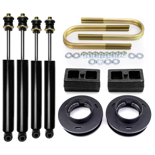 3" Front 1" Rear Leveling Lift Kit w/ Shocks Fits 1997-2004 Ford F150 2WD