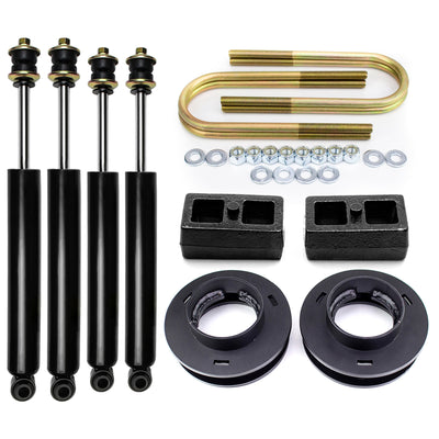 3" Front 1.5" Rear Leveling Lift Kit w/ Shocks Fits 1997-2004 Ford F150 2WD