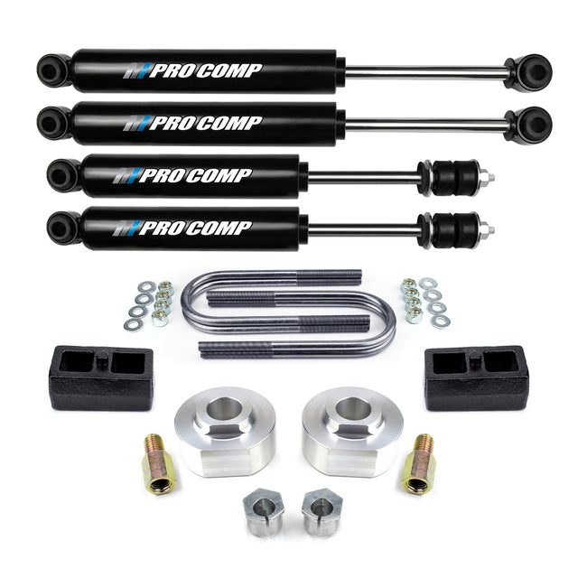 2" Front 1" Rear Leveling Lift kit w/ Pro Comp For 1999-2010 Ford F250 F350 2WD