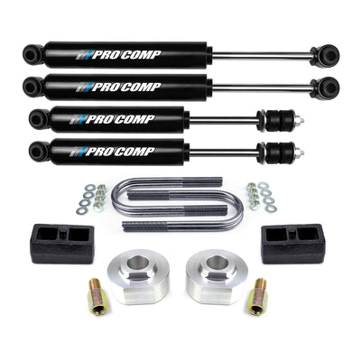2" Front 1" Rear Lift Kit w/ Pro Comp Shocks For 1999-2010 Ford F250 F350 2WD