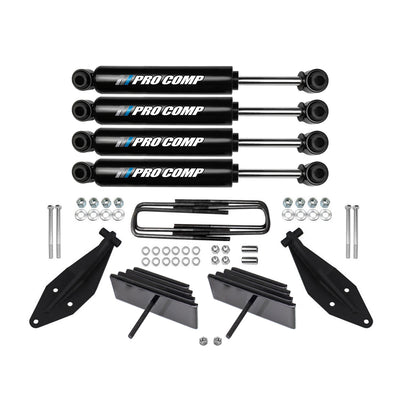 2.8" Front Lift Leveling Kit w Shock Brackets For 2000-2005 Ford Excursion 4X4