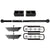 2" Front 1" Rear Leveling Lift Kit w/ Track Bar For 1999-2004 Ford F250 F350 4X4