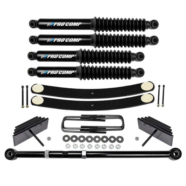 For 1999-2004 Ford F250 F350 4X4 2.8" Front 2" Rear Lift Kit w/ Pro Comp Shocks