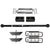 2.8" Front 1.5" Rear Lift Track Bar U-Bolt Kit For 1999-2004 Ford F250 F350 4X4