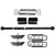 2.8"/3" Lift Kit w/ Solid Track Bar For 1999-2004 Ford F250 F350 Super Duty 4X4