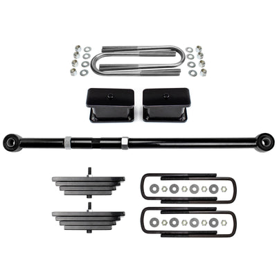 2.8" Front 3" Rear Lift Kit w/ Solid Track Bar For 2000-2005 Ford Excursion 4X4