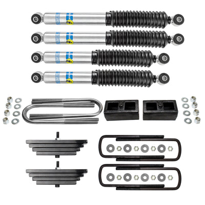 Fits 1999-2004 Ford F250 4X4 2.8" Leveling Lift Kit w/ Bilstein 5100 Shocks 4X4