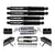2.5" Front 2" Rear Lift Kit w Pro Comp Shocks For 1999-2004 Ford F250 F350 4X4