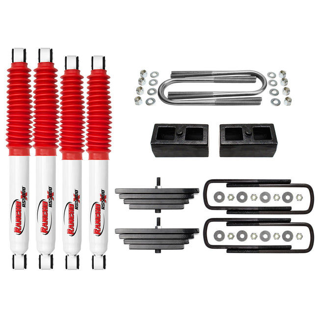 2.8"/2" Lift Leveling Kit w/ Rancho Shocks For 2000-2005 Ford Excursion 4X4