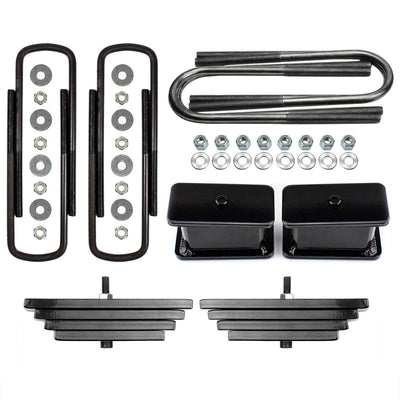 2.8"/3" Lift Kit w/ Leaf Packs, Blocks For 2000-2005 Ford Excursion 4X4