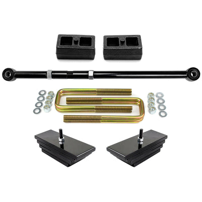 2" Front 1.5" Rear Leveling Lift Kit For Early 1999 Ford F250 F350 4X4 Track Bar