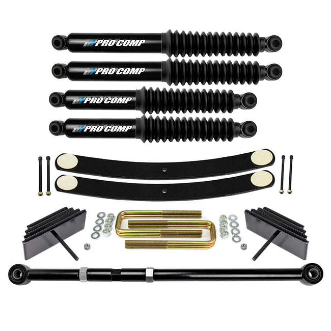 2" Full Lift Kit For Early 1999 Ford F250 F350 4X4 w/ Pro Comp Shocks