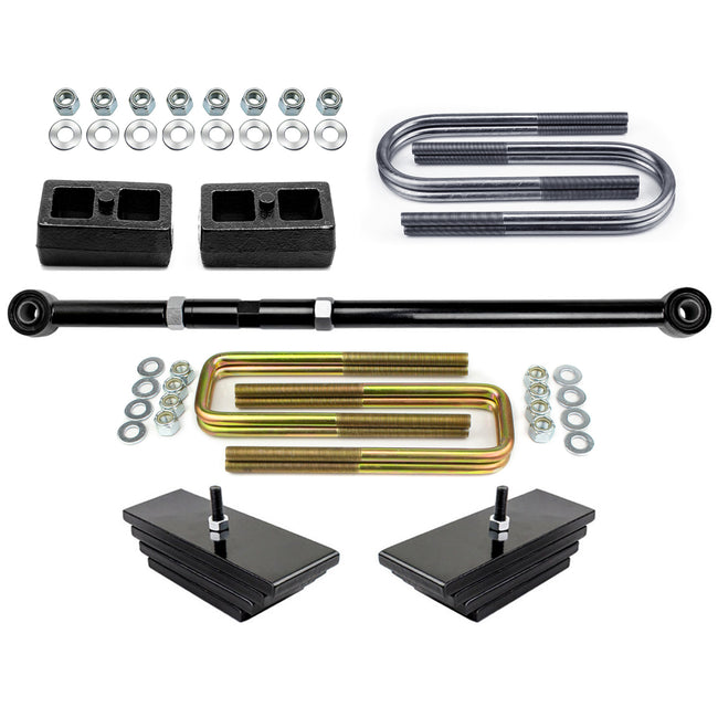 2.8" Front 2" Rear Leveling Lift Kit For Early 1999 Ford F250 F350 4X4 4WD