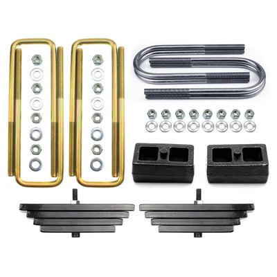 2.8" Front 1.5" Rear Lift Kit Fits Early 1999 Ford F250 Super Duty 4X4 w/ Ubolts