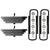 2.8"/2" Lift Kit Leaf Packs Blocks For 1999-2004 Ford F350 Super Duty 4X4