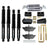 3" Front 2" Rear Leveling Lift Kit w Pro Comp Shocks For 1988-1998 Ford F250 4X4